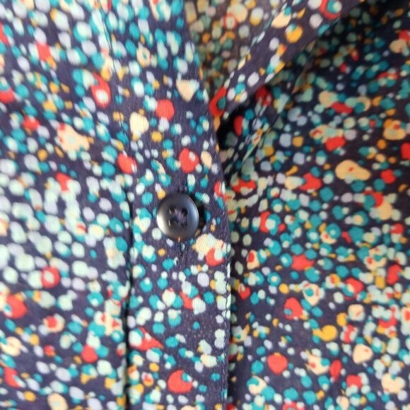 COLDWATER CREEK no iron confetti button down - Picture 3 of 7